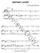 Distant Lover piano sheet music cover